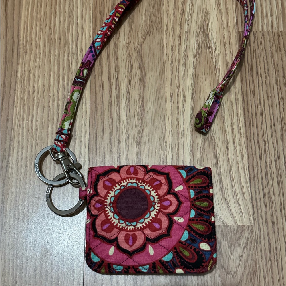 Vera Bradley Card Case and Lanyard